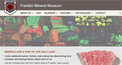 Desktop Screenshot of franklinmineralmuseum.com