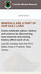 Mobile Screenshot of franklinmineralmuseum.com